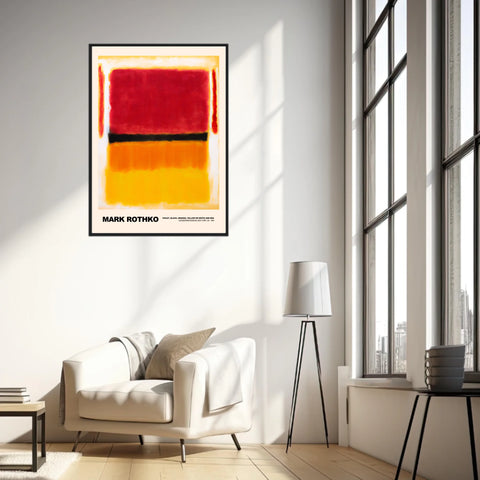 Mark Rothko Violet Black Orange Yellow On White And Red