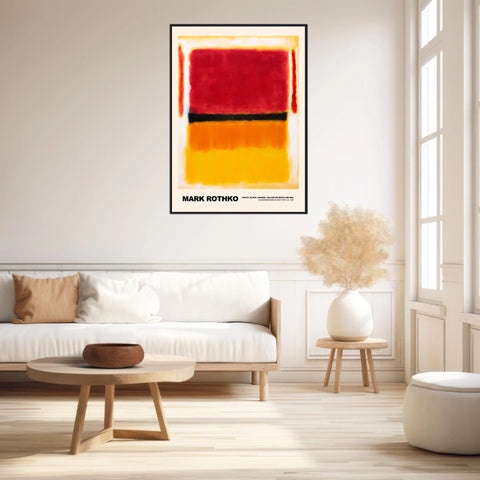 Mark Rothko Violet Black Orange Yellow On White And Red