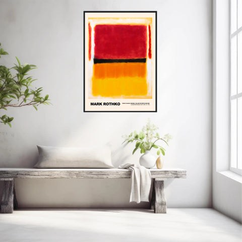 Mark Rothko Violet Black Orange Yellow On White And Red