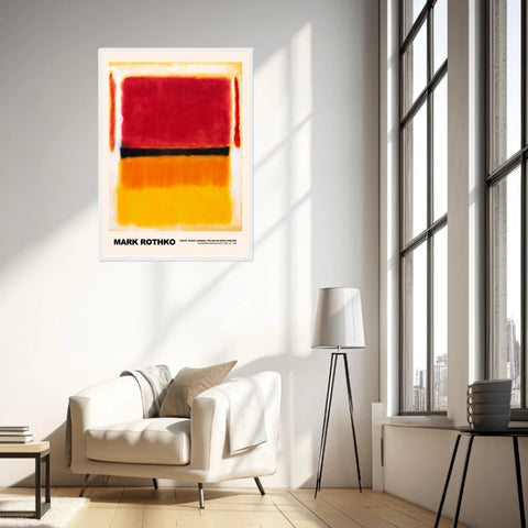 Mark Rothko Violet Black Orange Yellow On White And Red