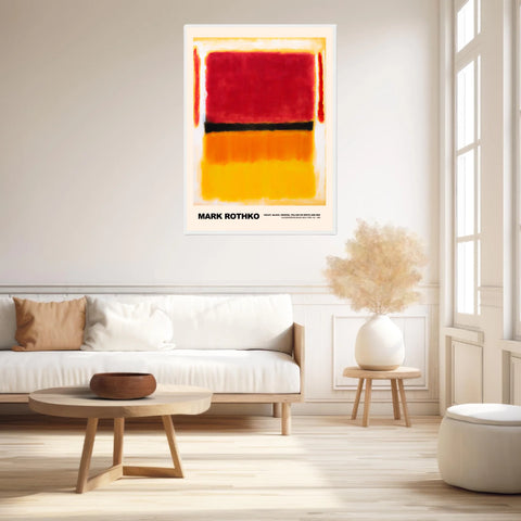 Mark Rothko Violet Black Orange Yellow On White And Red