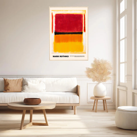 Mark Rothko Violet Black Orange Yellow On White And Red