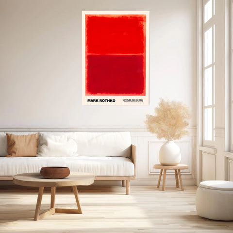 Mark Rothko Untitled Red On Red