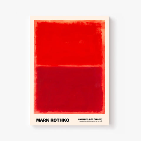 Mark Rothko Untitled Red On Red