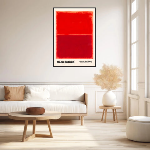 Mark Rothko Untitled Red On Red