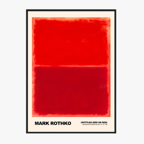 Mark Rothko Untitled Red On Red