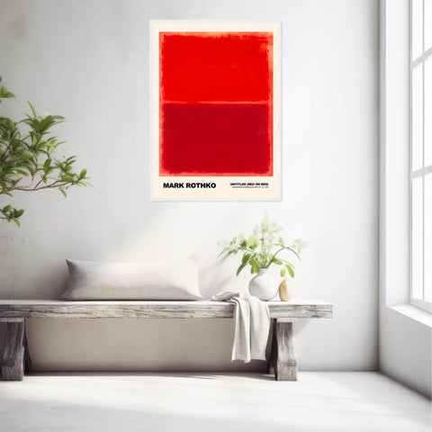 Mark Rothko Untitled Red On Red