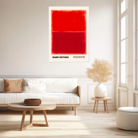 Mark Rothko Untitled Red On Red