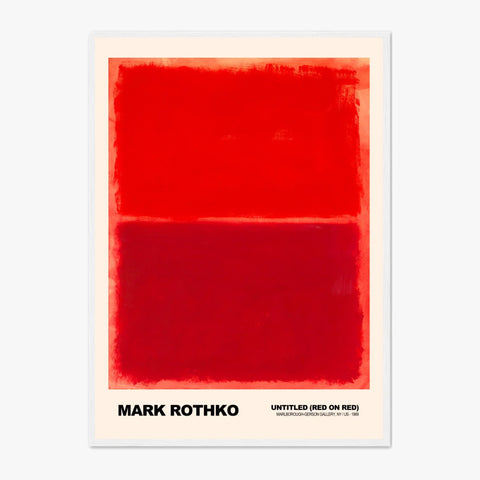 Mark Rothko Untitled Red On Red