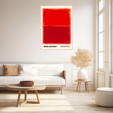 Mark Rothko Untitled Red On Red