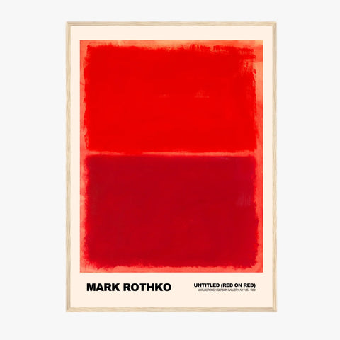 Mark Rothko Untitled Red On Red