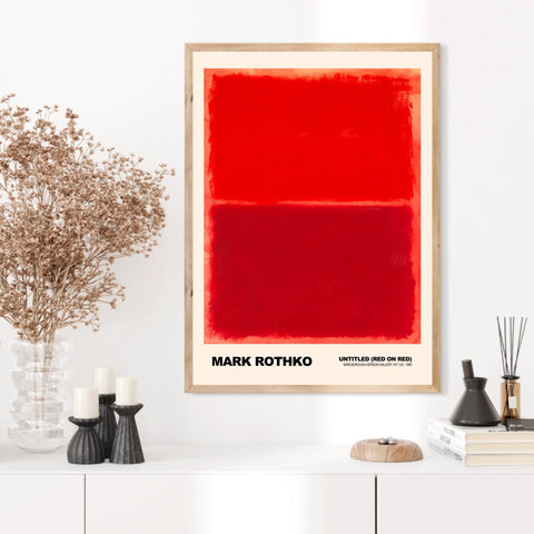 Mark Rothko Untitled Red On Red
