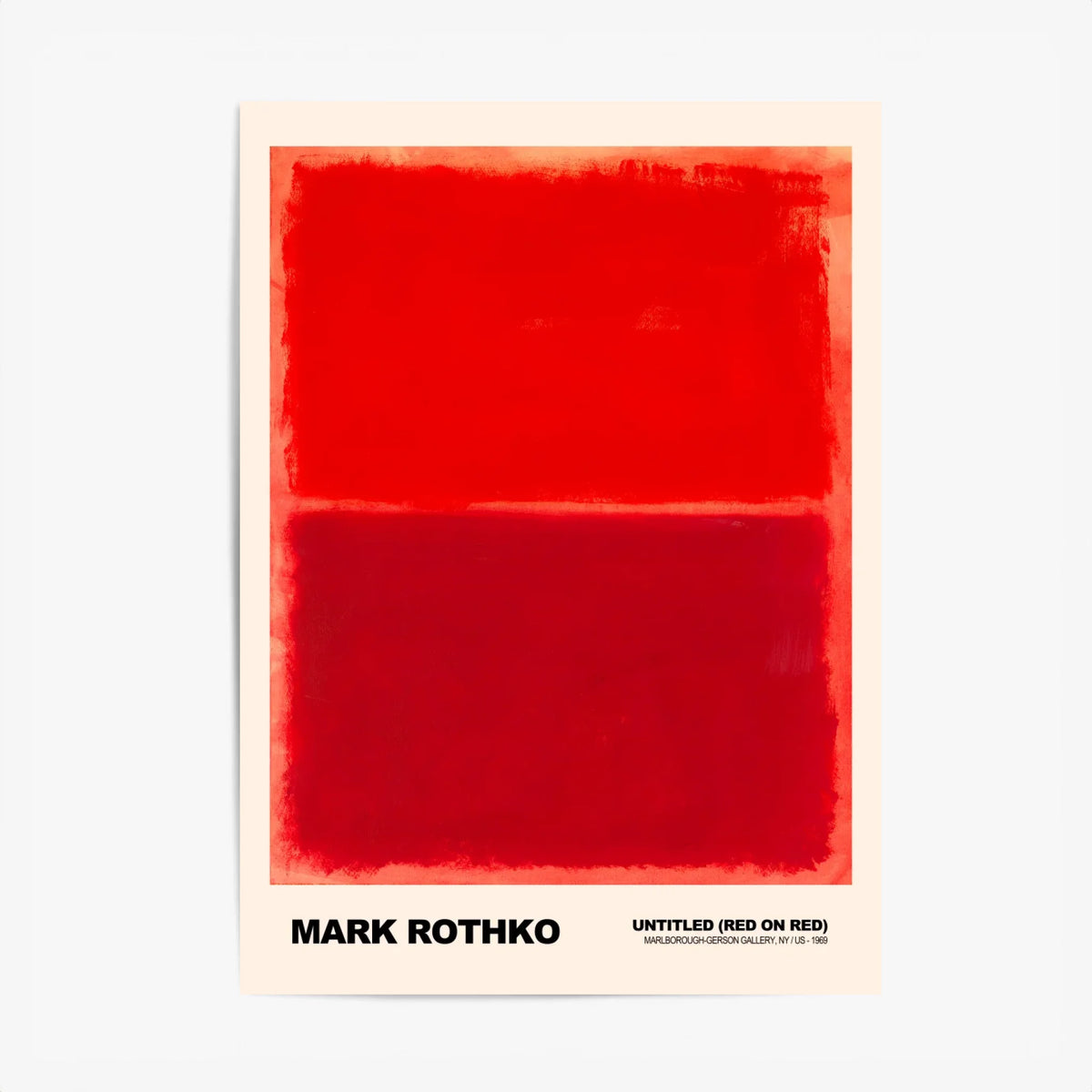 Mark Rothko Untitled Red On Red