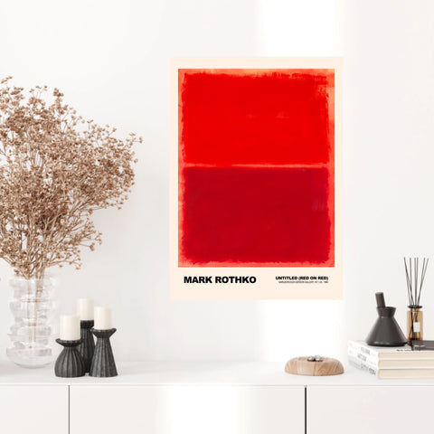Mark Rothko Untitled Red On Red