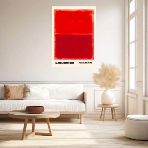 Mark Rothko Untitled Red On Red