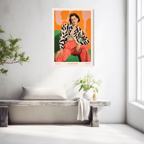 Affiche Art Des Femmes – Poster Moderne et Tendance