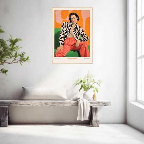 Affiche Art Des Femmes – Poster Moderne et Tendance