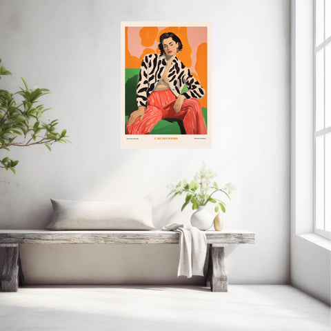 Affiche Art Des Femmes – Poster Moderne et Tendance