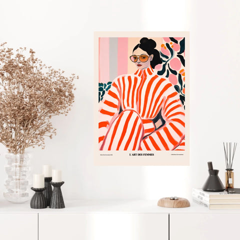 Affiche Art Des Femmes Et La Mode