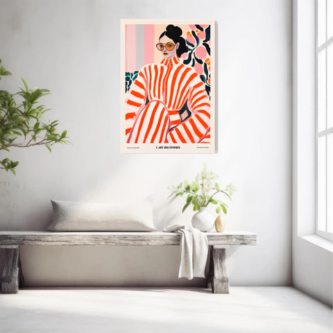 Affiche Art Des Femmes Et La Mode