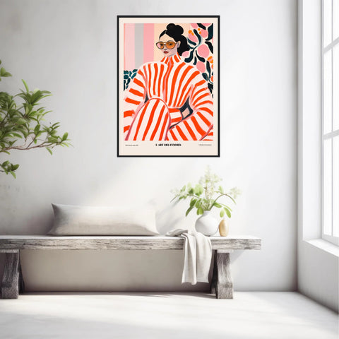 Affiche Art Des Femmes Et La Mode