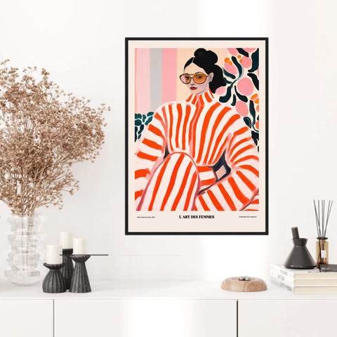 Affiche Art Des Femmes Et La Mode
