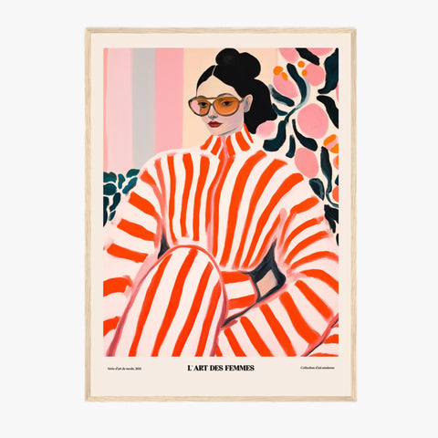 Affiche Art Des Femmes Et La Mode