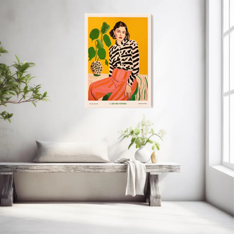 Affiche Art Des Femmes Moderne