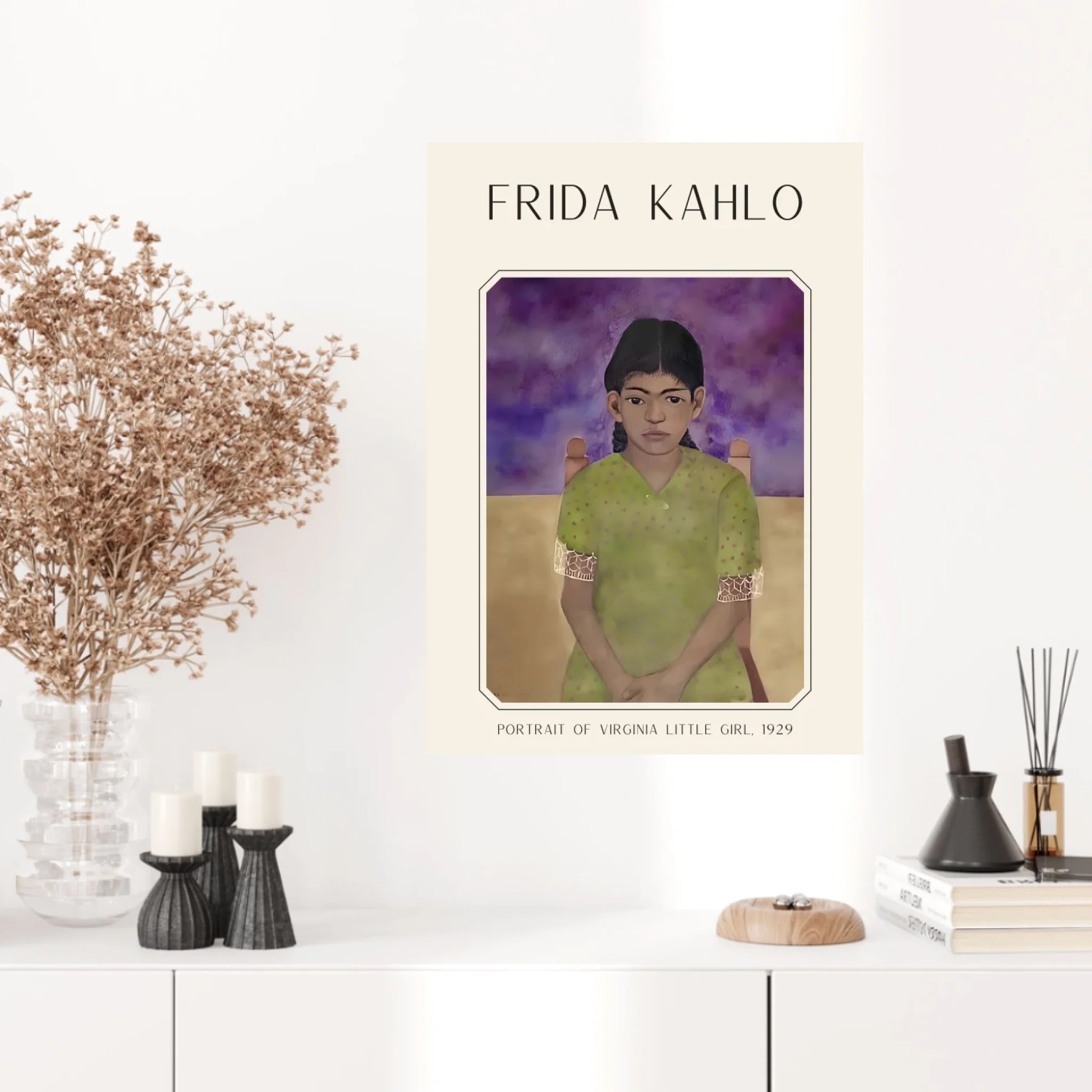Affiche Frida Kahlo – Portrait Virginia Little Girl 1929
