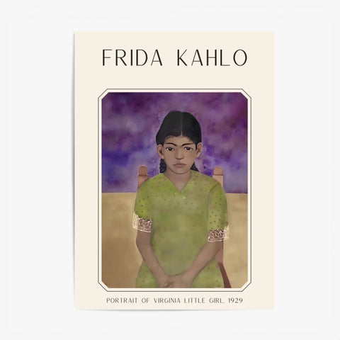 Affiche Frida Kahlo – Portrait Virginia Little Girl 1929