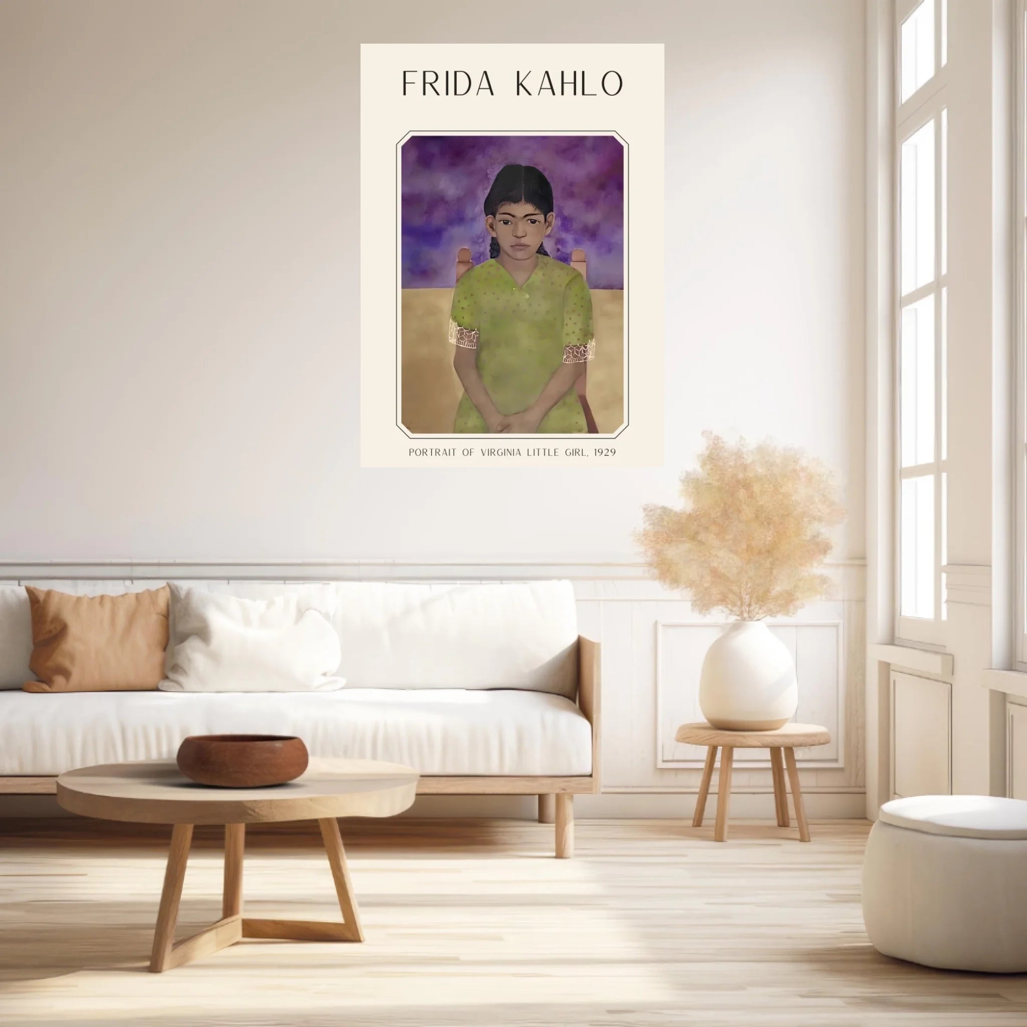 Affiche Frida Kahlo – Portrait Virginia Little Girl 1929