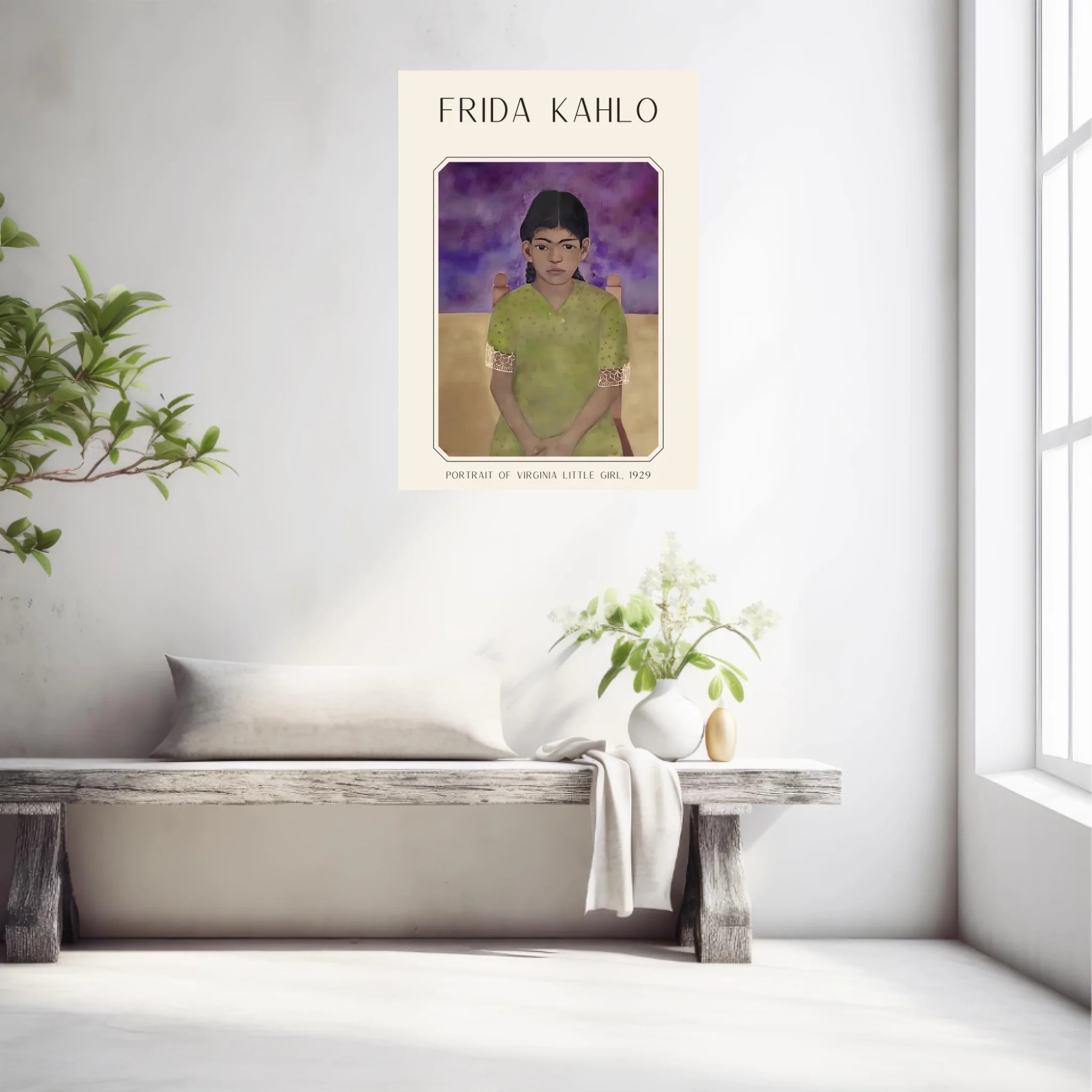 Affiche Frida Kahlo – Portrait Virginia Little Girl 1929