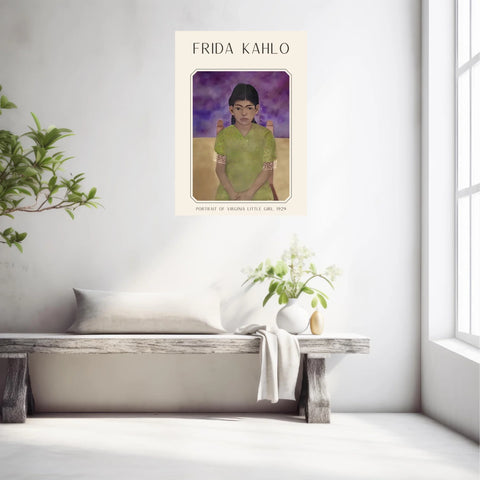 Affiche Frida Kahlo – Portrait Virginia Little Girl 1929
