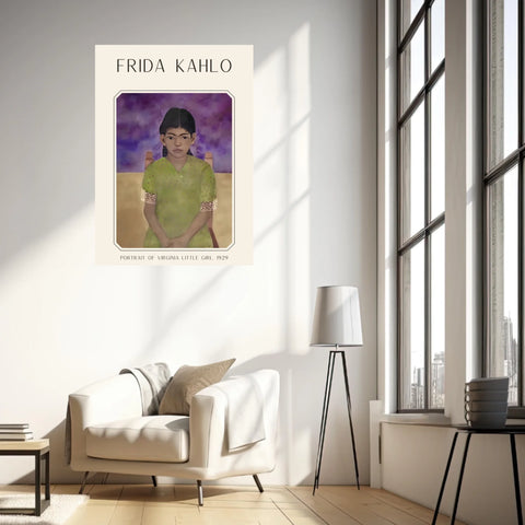 Affiche Frida Kahlo – Portrait Virginia Little Girl 1929