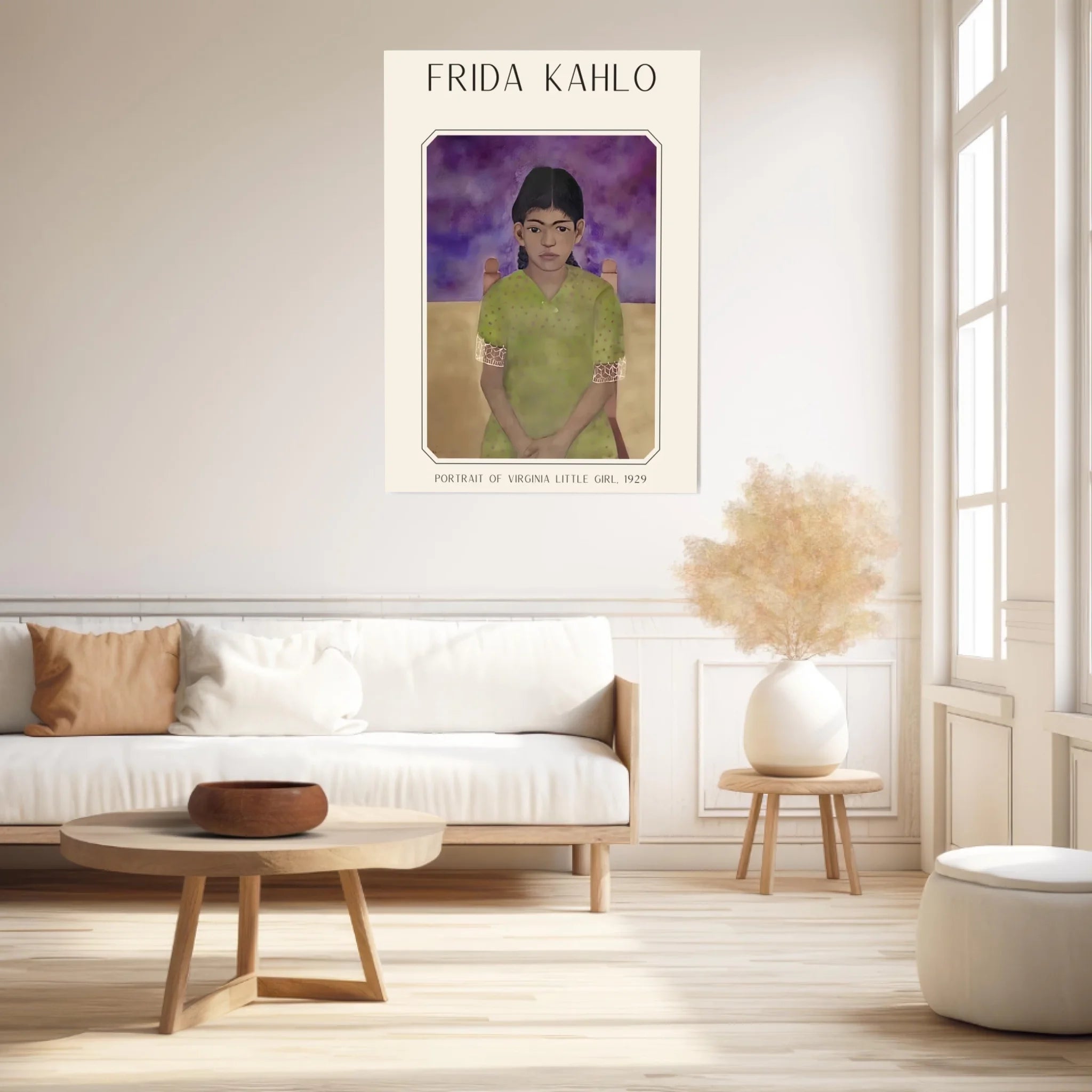 Affiche Frida Kahlo – Portrait Virginia Little Girl 1929