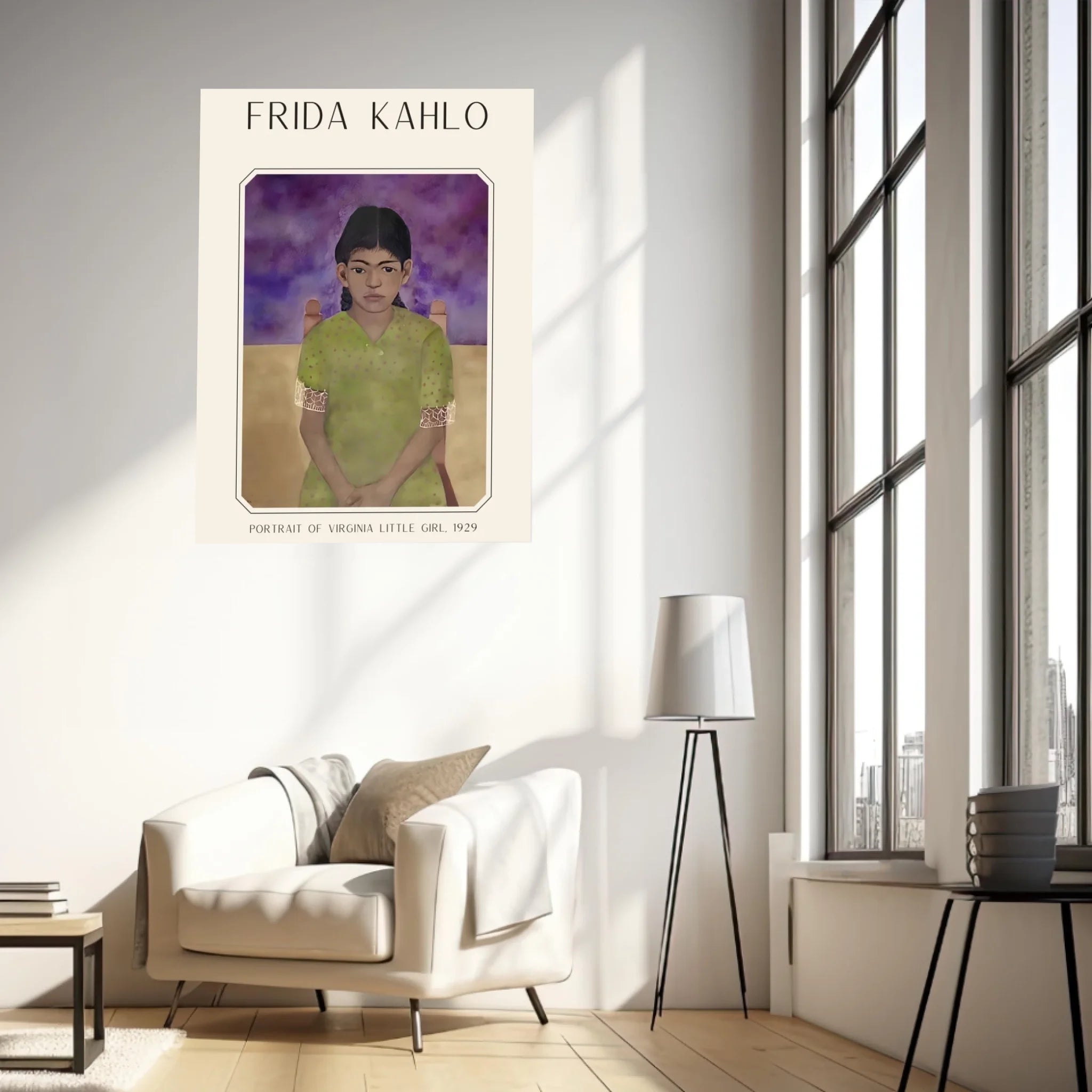 Affiche Frida Kahlo – Portrait Virginia Little Girl 1929