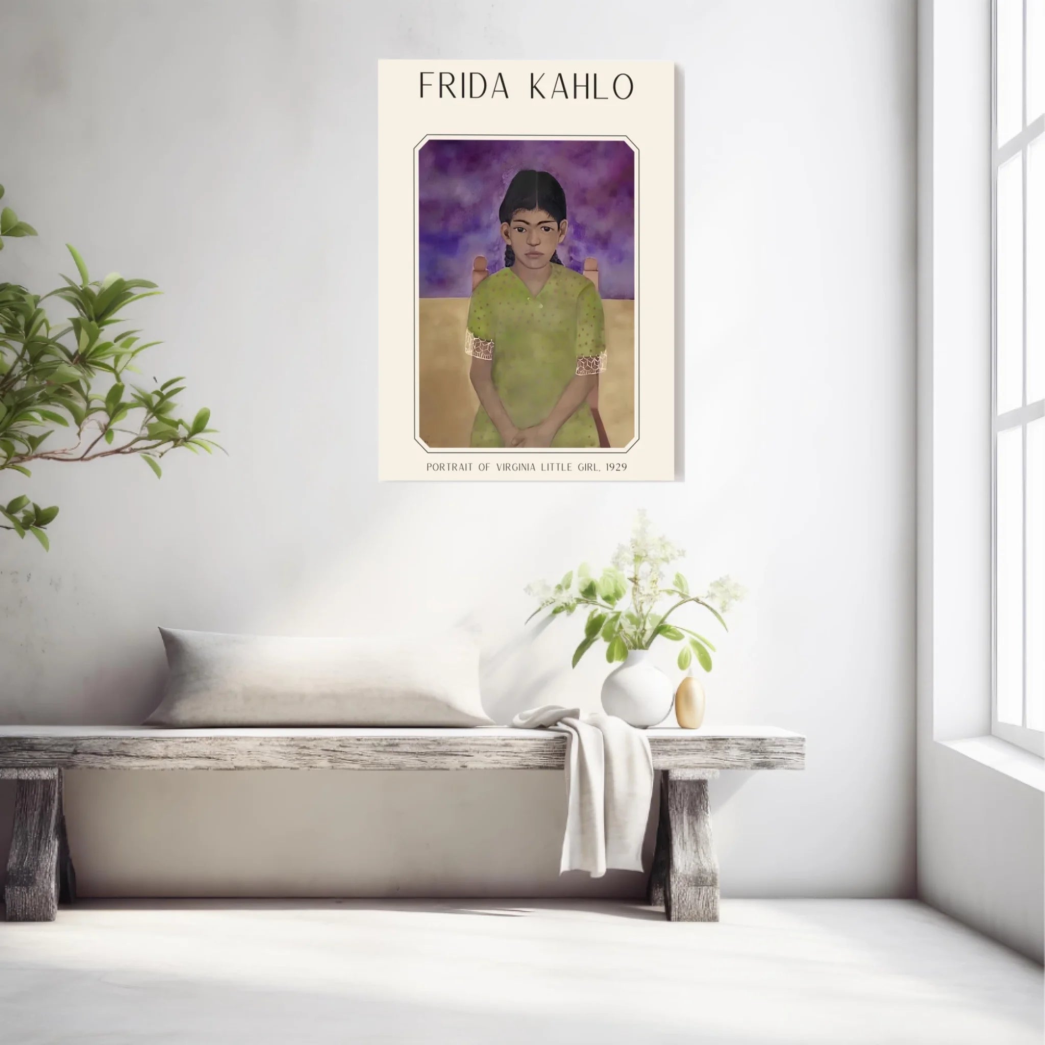 Affiche Frida Kahlo – Portrait Virginia Little Girl 1929