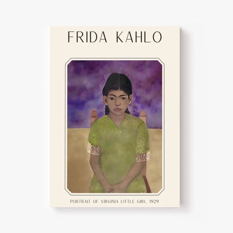 Affiche Frida Kahlo – Portrait Virginia Little Girl 1929