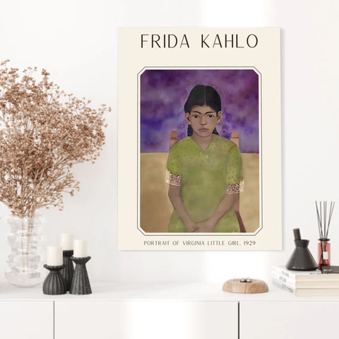 Affiche Frida Kahlo – Portrait Virginia Little Girl 1929