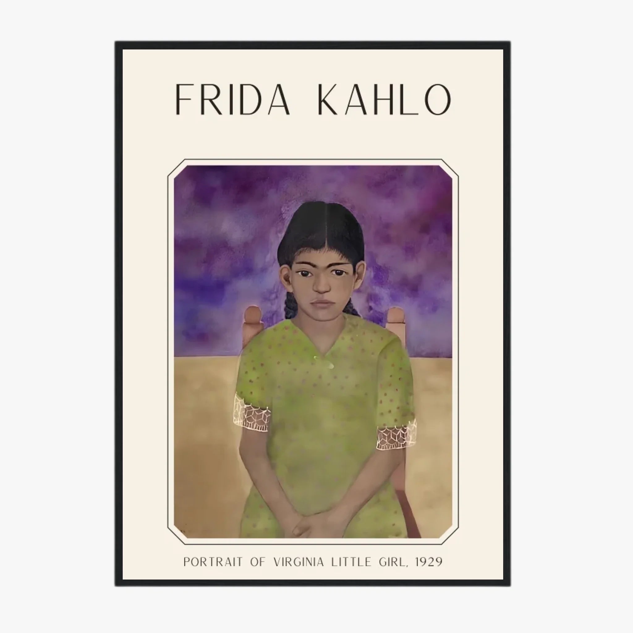 Affiche Frida Kahlo – Portrait Virginia Little Girl 1929