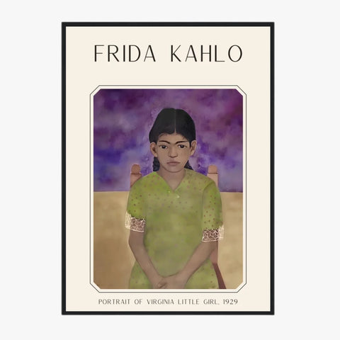 Affiche Frida Kahlo – Portrait Virginia Little Girl 1929