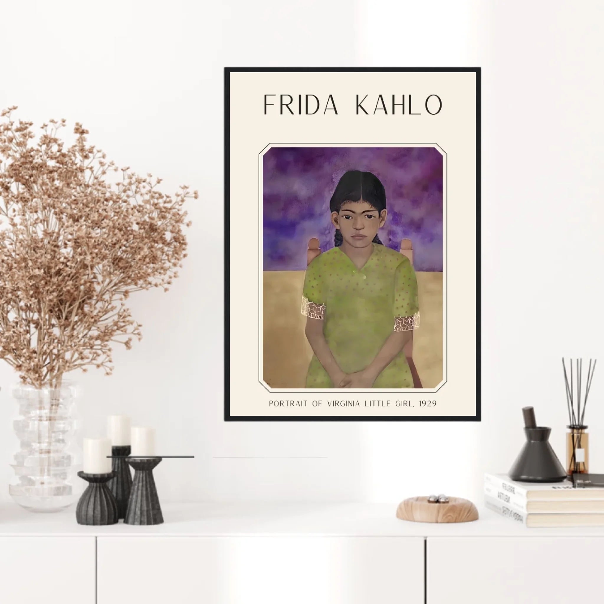 Affiche Frida Kahlo – Portrait Virginia Little Girl 1929