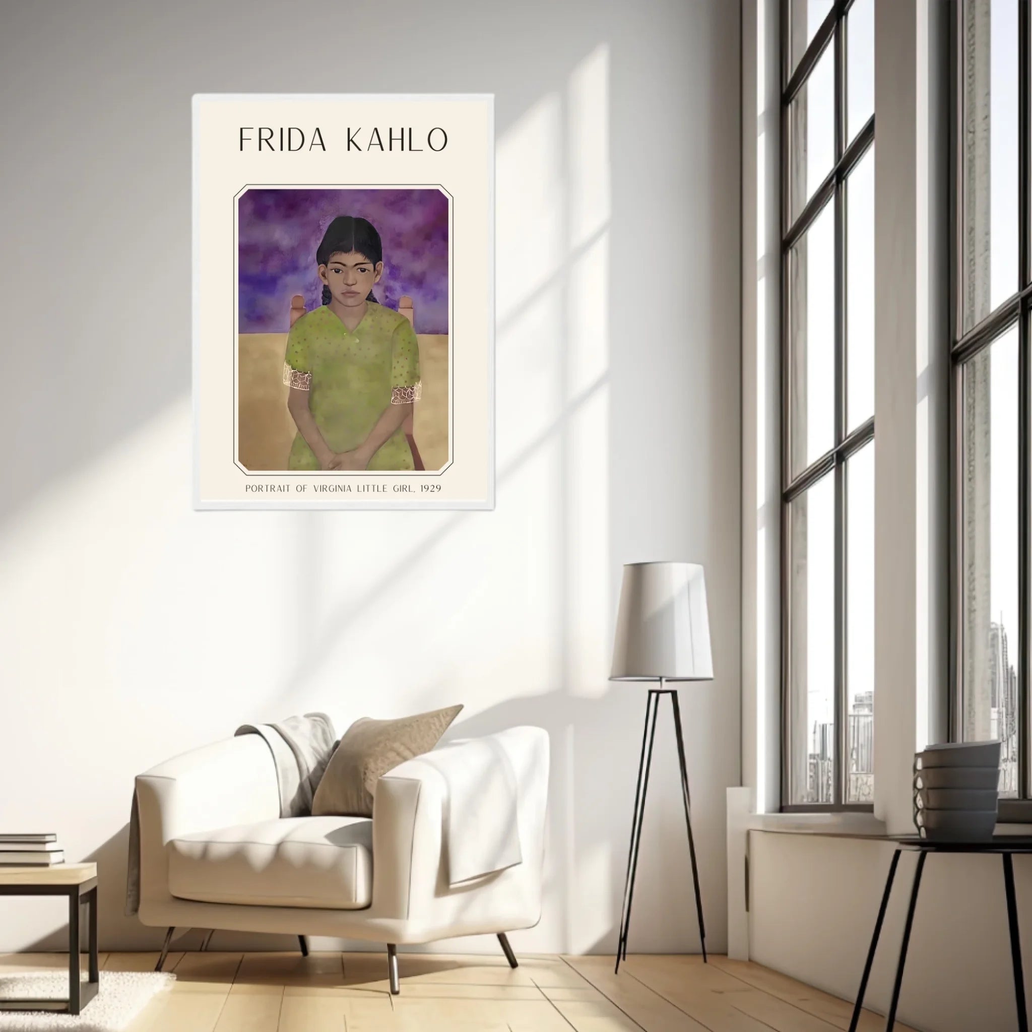 Affiche Frida Kahlo – Portrait Virginia Little Girl 1929
