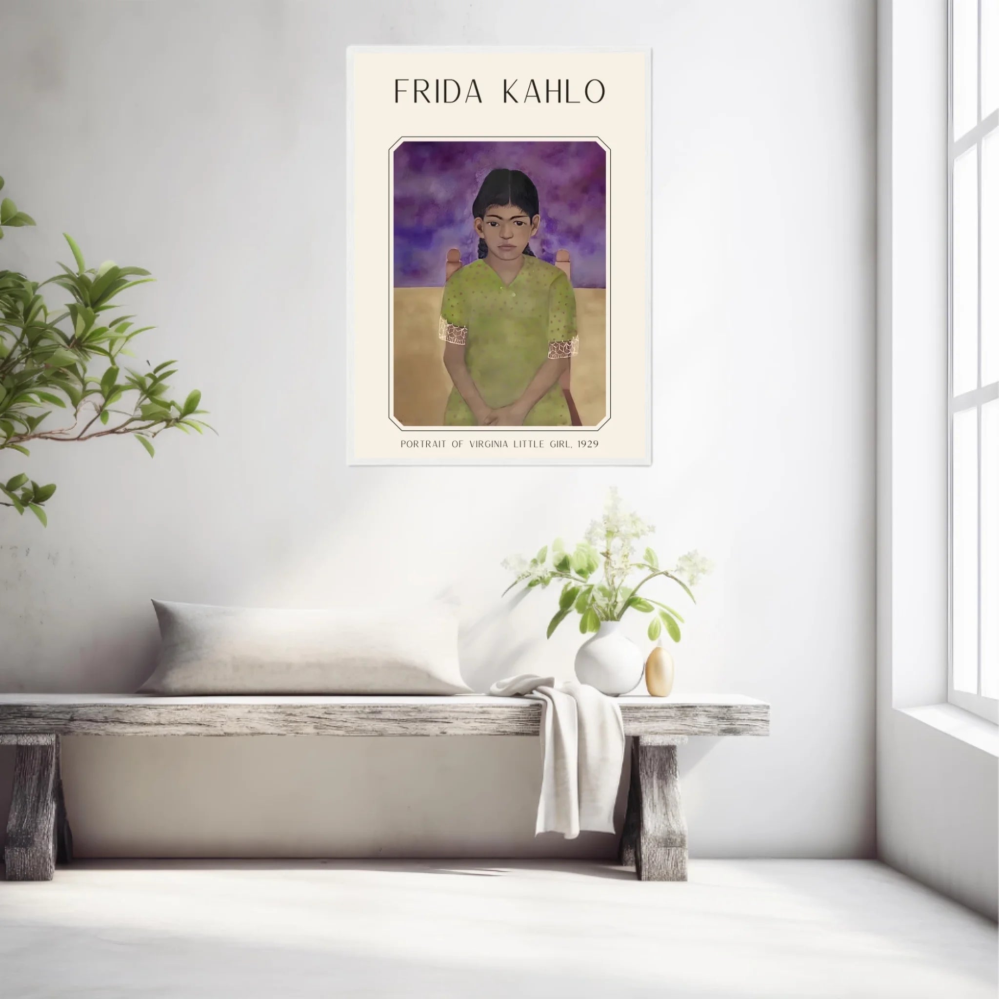 Affiche Frida Kahlo – Portrait Virginia Little Girl 1929