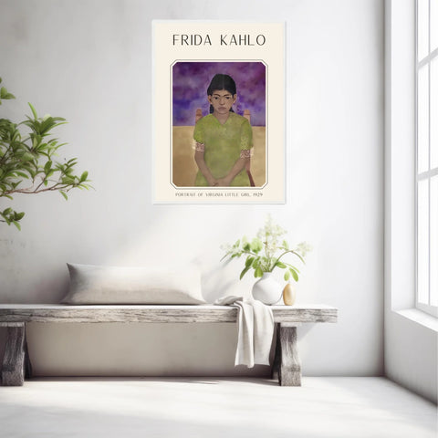 Affiche Frida Kahlo – Portrait Virginia Little Girl 1929