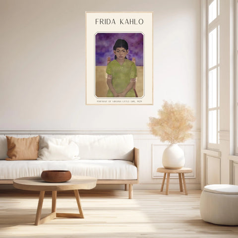 Affiche Frida Kahlo – Portrait Virginia Little Girl 1929