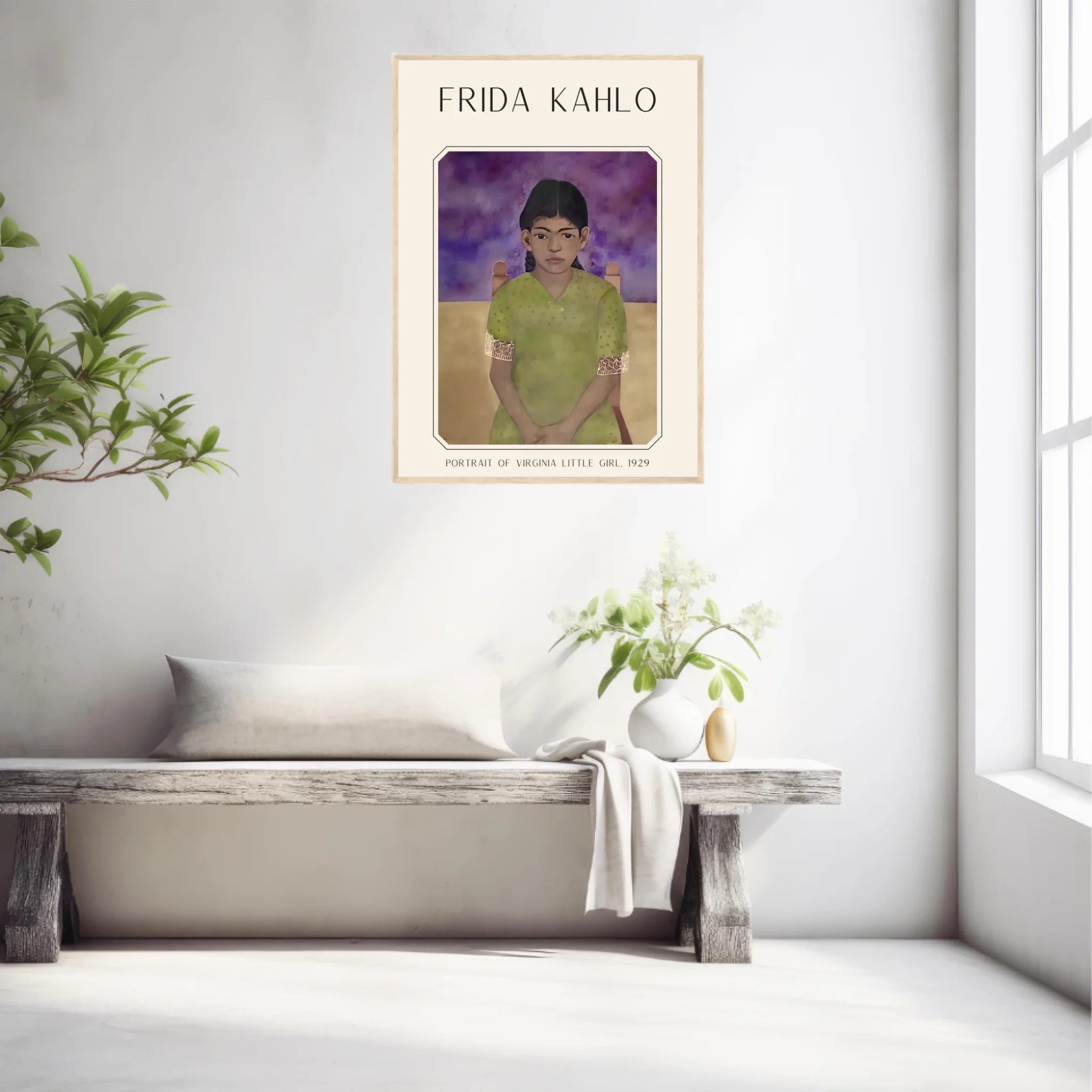 Affiche Frida Kahlo – Portrait Virginia Little Girl 1929