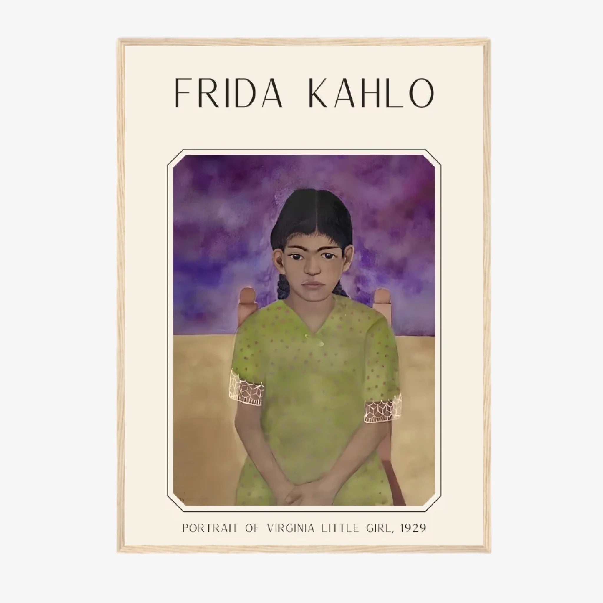 Affiche Frida Kahlo – Portrait Virginia Little Girl 1929
