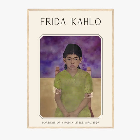 Affiche Frida Kahlo – Portrait Virginia Little Girl 1929