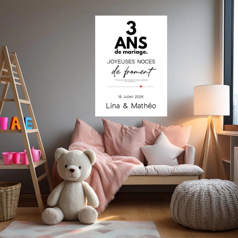 Affiche Personnalisée Noces De Froment